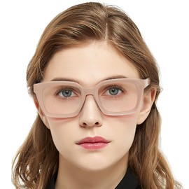 MARE AZZURO Oversized Reading Glasses Women Retro Square Readers 1.00 1.25 1.50 1.75 2.00 2.25 2.50 2.75 3.00 3.50 4.00 5.00 6.00 (Coffee, 100)