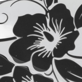 Universal car sticker, car sticker, car decoration, sticker for motorcycle, truck, SUV, ration accessories (black), car sticker, tattoo sticker, flowers