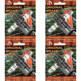 4 Pairs of DiscoBrakes V Brake Pads for Shimano SRAM Avid Tektro Diacompe 60mm