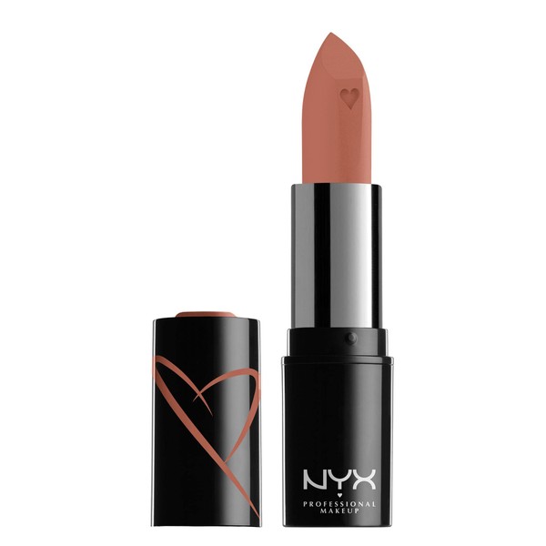 NYX Professional Makeup Shout Loud Satin Finish Ultra Saturated Color Lipstick Silk (Nude)