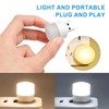 12 pcs USB Plug-in Night Lights, Round Mini Night Lights,
