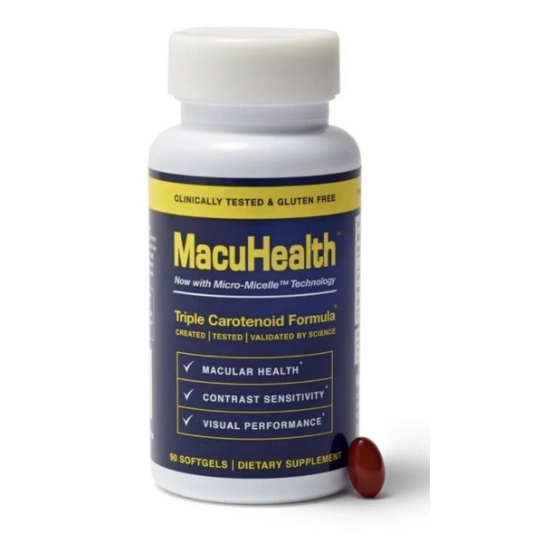 MACUHEALTH Authentic Improve Vision Vitamins MacuHealth 90 Capsules Sealed 06/25