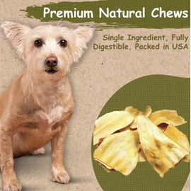 Top Dog Chews - Cow Ears Dog Treats, 6" - 7", 10 Pack, America's Made, All Natural, Rich in Protein and Flavor, Healthy & Delicious Treats for Dogs, Breeds