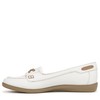 LifeStride Womens Nautical Boat Shoe White 8.5 W