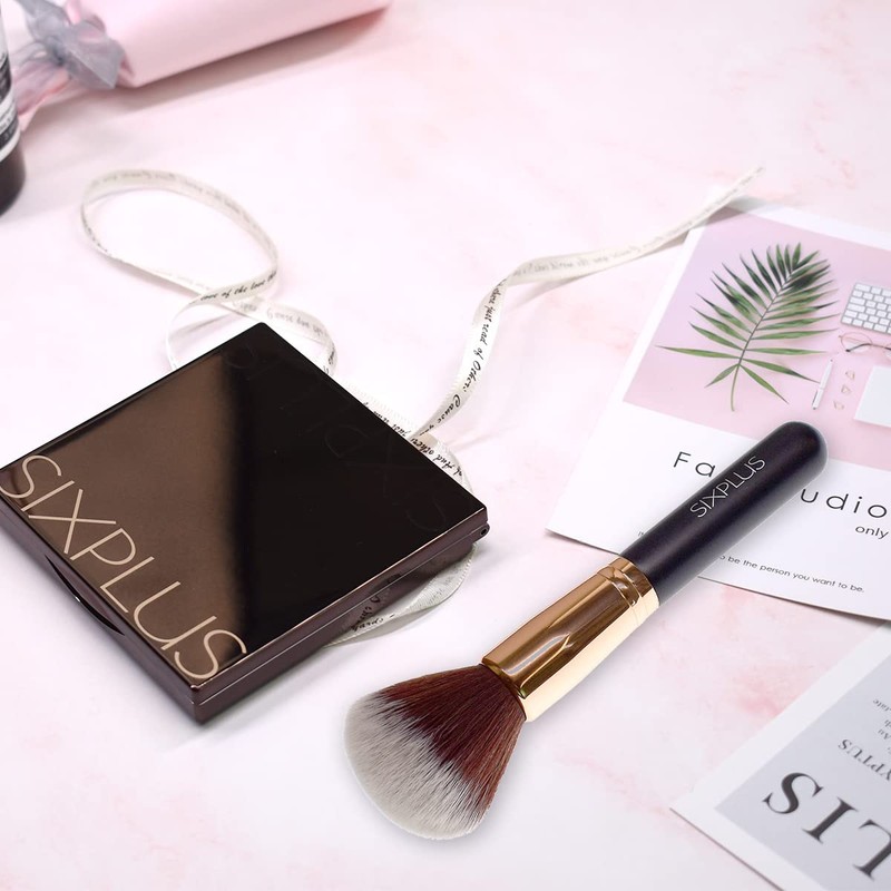 Six Plus Six Plus Noble Gold Powder Brush F01 (Black)