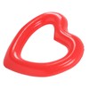 Heart Shaped Swimming Circle 120cm Thick Tear Resistant PVC Material