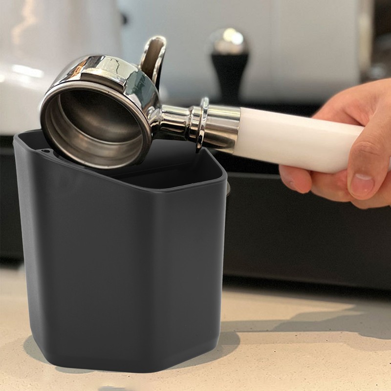 Coffee Knock Box Large Capacity Coffee Grounds Knock Box with