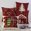 OYIMUA Christmas Cushion Covers 40cm x 40cm Set of 4