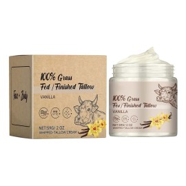 Crema De Sebo De Res Alimentada Con Pasto Con Aroma A Vainil