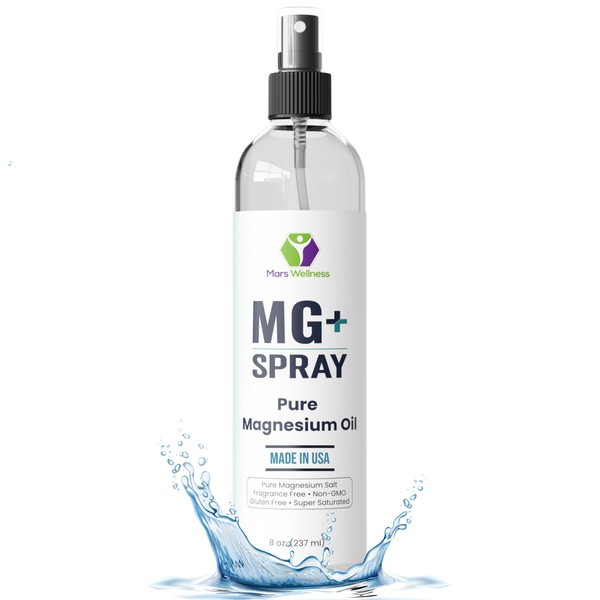 Mars Wellness MG+ Pure Magnesium Oil Spray - 8 Ounce