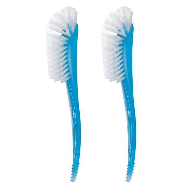 Qisan 2Pcs Reinigungs Bürstengarnitur Langstielige Flaschenbürste Topf und Pfanne Reinigungsbürste
