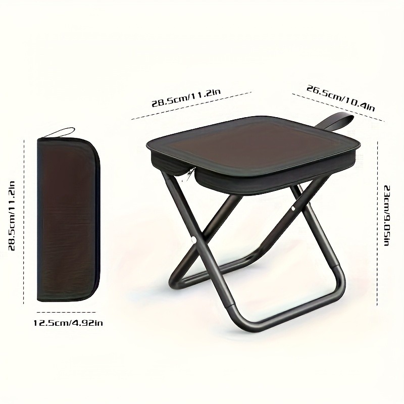 Portable Folding Stool for Outdoor Seating – Lightweight Compact Foldable