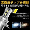 RUICC 12V-24V H4 LED Headlight, Hi/Lo, Compatible with Vehicle Inspection,