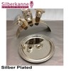 Bottle Coaster with Bottle Stand Coaster D 14 cm Silver