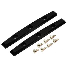 Teak Tuning Gem Edition Board Rails, Set of 2 with Screws, Black Onyx Colorway