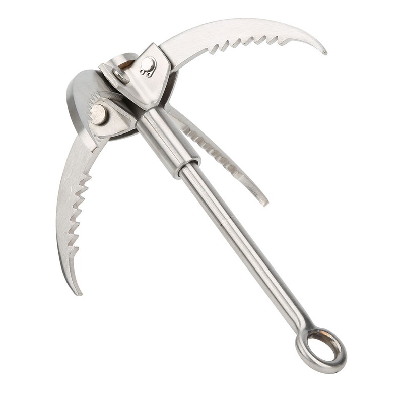 Stainless Steel Grappling Hook 4 Claws Rock Climbing Folding Hook