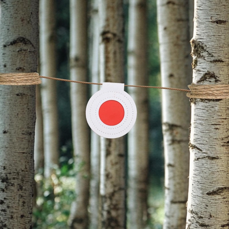 PATIKIL Microfiber Bullseye Targets 4cm, 14Pcs Competition Game Target Shooting