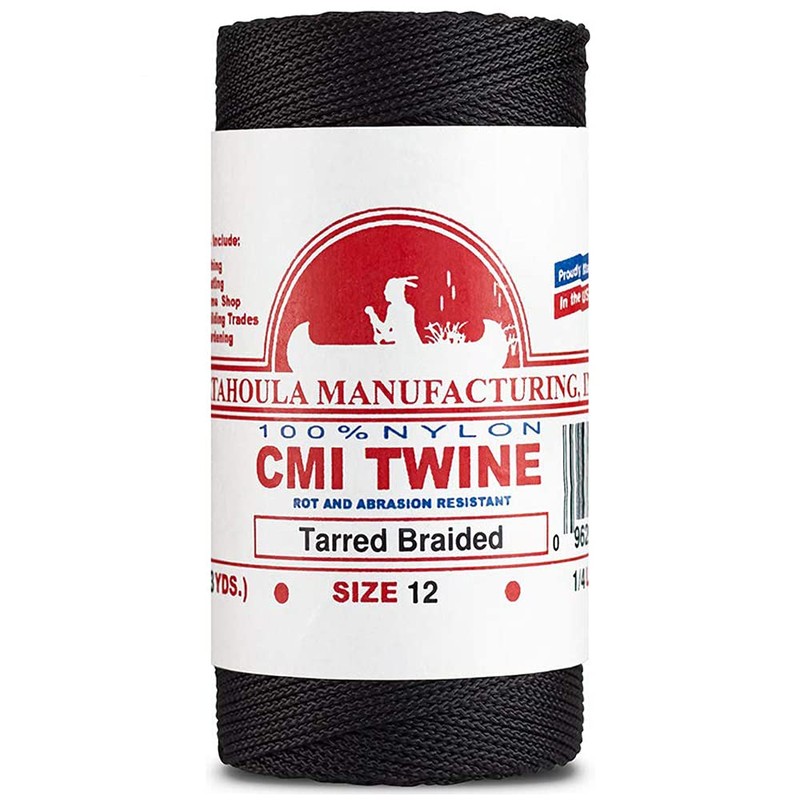 Catahoula Tarred, Braided, Nylon Twine, 60 (1 lb)