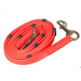 Karlslund SuperStrap Reins with Bars (Red, Chrome)