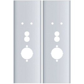 Pro-Lok Alarm Lock Trilogy Flat Plate Set (Stainless Steel)