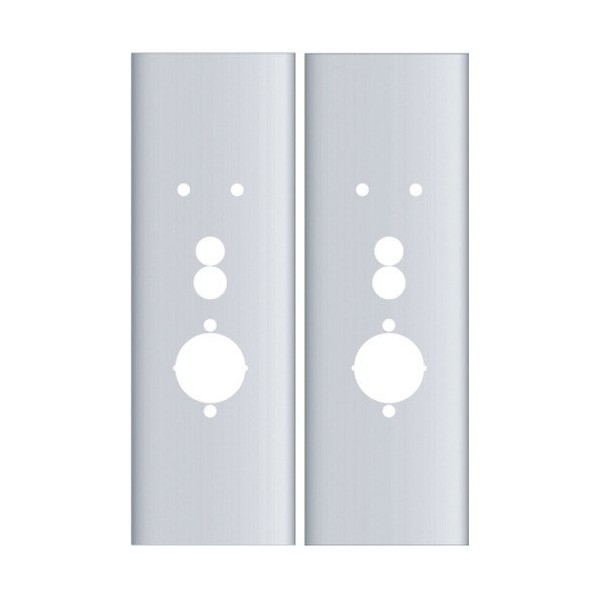 Pro-Lok Alarm Lock Trilogy Flat Plate Set (Stainless Steel)