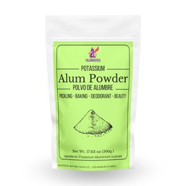 Alebrixes - Alum Powder 500 gr (17.63 oz) | Polvo de Alumbre - Polvo para encurtidos | Granulated Potassium Alum Powder - Pickling Powder | Imported from Mexico