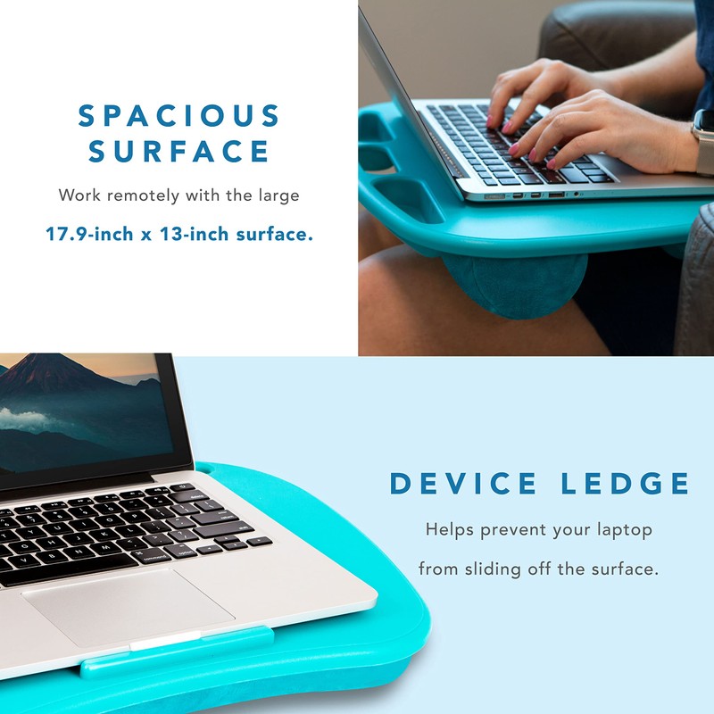 LAPGEAR MyDesk Lap Desk with Device Ledge and Phone Holder