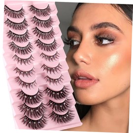 Healeved Lash Extensions Natural Look False Lashes Pairs Fluffy Eyelash Beauty Supplies for Women
