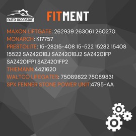 AUTO OCCASION Starter Solenoids Dump Trailer Solenoid Compatible with MAXON LIFTGATE MONARCH K17757 THIEMANN Waltco Lifegates Thiemann SAZ4201BJ SAZ4201GJ 12V 3 Terminal