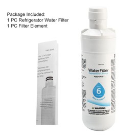 Anwangda Refrigerator Water Filter, Universal External Fridge Water Filter,LT1000P Refrigerator Water Filter,Water Filter Home Remover White for Kenmore9980(White 3pcs) (White 3pcs)