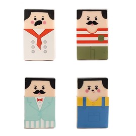 DFsucces Erasers, Kneading Erasers for Drawing, Elementary School Students, Cute Stationery, Kids, Students, DIY Drawing (Set of 4)