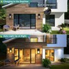 AEQ Solar Wall Lights Outdoor, Solar Wall Sconce with 3