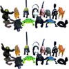 Mini Safari Jungle Animals Play Set - 28 Assorted Creatures,