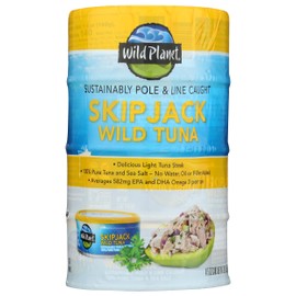 Wild Planet, Skipjack Tuna, 20 Ounce (Pack of 4)