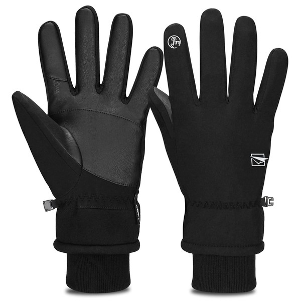 Cevapro Winter Gloves for Men Women, -30℉ Waterproof Thermal Gloves