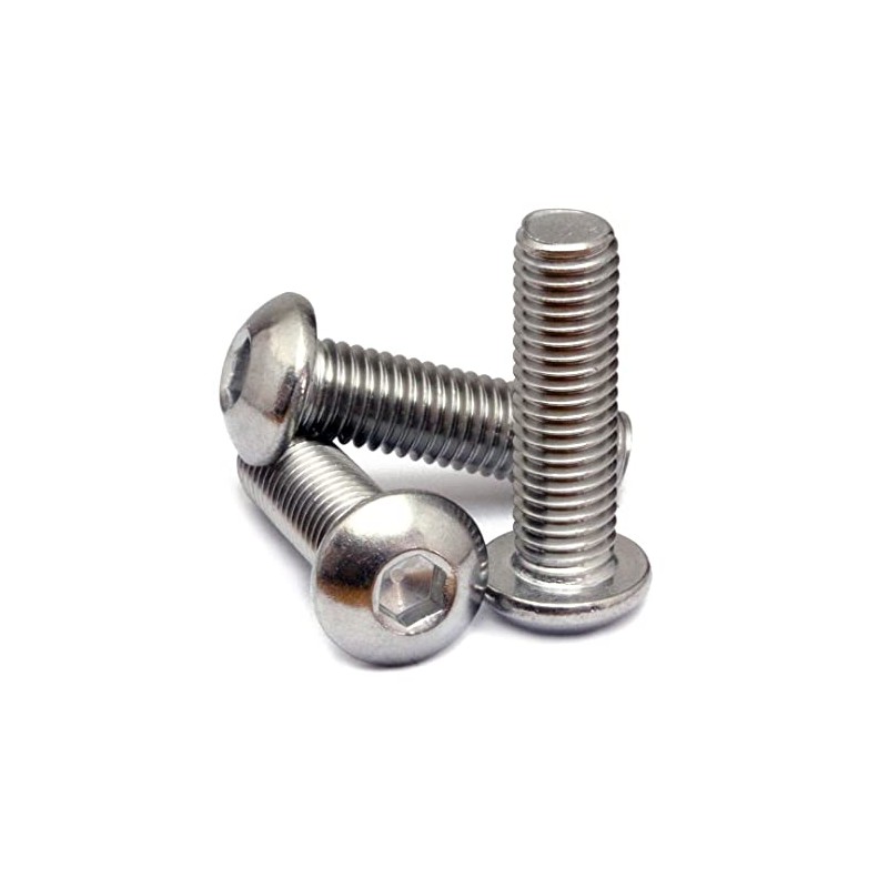 MonsterBolts - 5/16"-18 x 7/8" Button Head Socket Cap Screws,