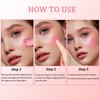 Cream Blush Stick, Natural Glow Finish Looking, Hydrating Lightweight Shiny