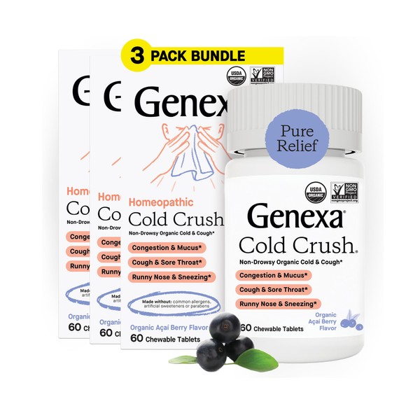Genexa Genexa Cold Crush | Multi-Symptom Cough & Cold Relief