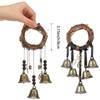 4 campanillas de viento Wiccan Bell de bruja para colgar