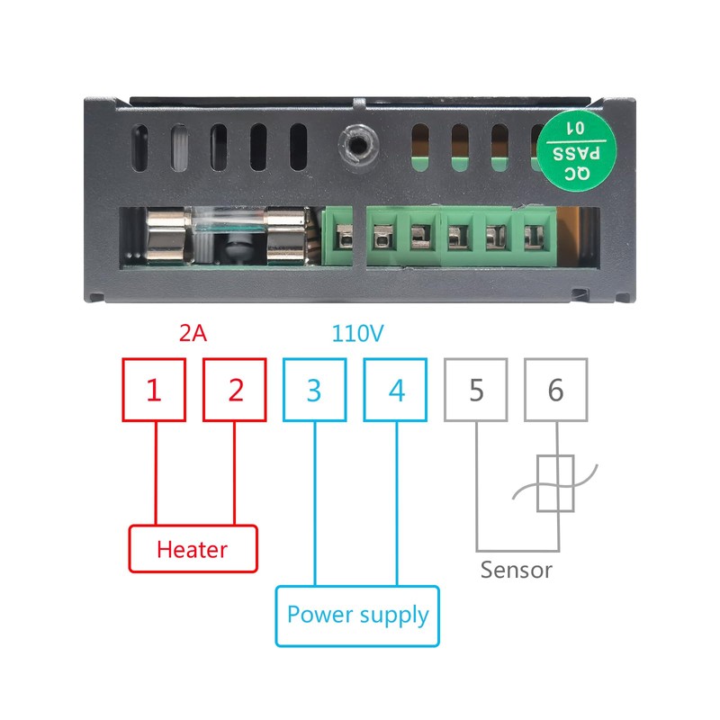 KETOTEK KT8100 Digital Heating PID Temperature Controller 120V Dimming Thermostat