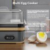 Evoloop Rapid Egg Cooker Electric 6 Eggs Capacity, Soft, Medium,