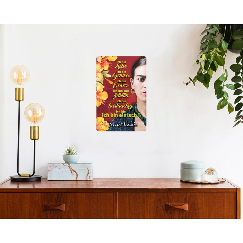30 x 20 cm Art Tin Sign Suitable for Frida