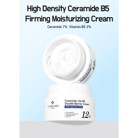 CARE:NEL Ceramide Vita B5 Double Barrier Cream 1.7 fl.oz - Pantothenic Acid, Vitamin Intensive Moisturizing for Face, Facial Moisturizer
