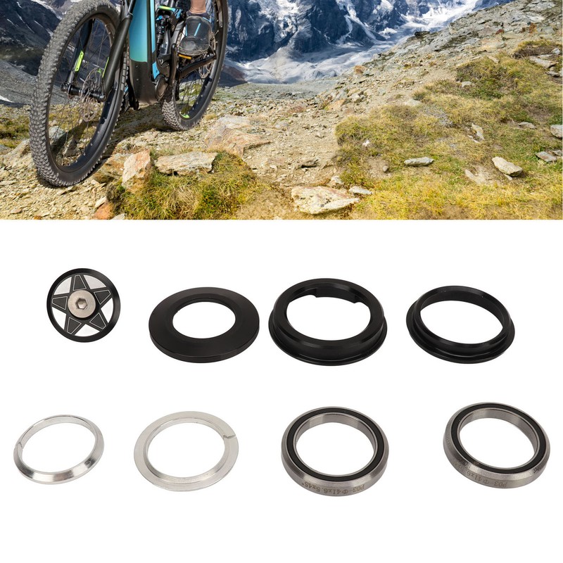 Bike Headset Aluminum Alloy Bike Bearing Headset Star Nut Spacers