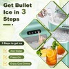 NicBex Ice Makers Countertop,Countertop Ice Maker with Self-Cleaning,26Lbs/24H,9 Cubes in