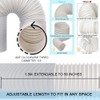 HOXHA 2 Pack Portable Air Conditioner Hose with Coupler 5.9