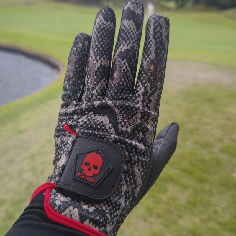FLUO PYTHON BLACK Mens Golf Glove Left Hand Python Black
