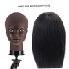 Ipetboom 1set Artificial Model Wig Display Mannequin for Wigs Makeup