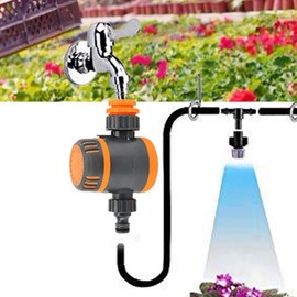 Garden Water Timers with Non-Battery Electronic Irrigation Controller for Mechanical Timing