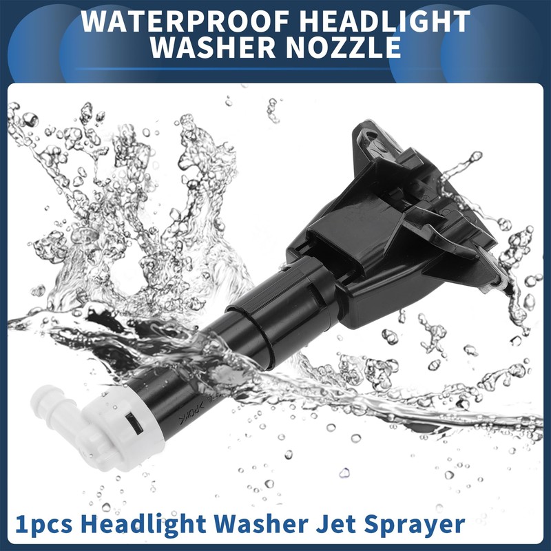 INFINAUTO Headlight Washer Nozzle Front Driver Side Headlight Headlamp Washer